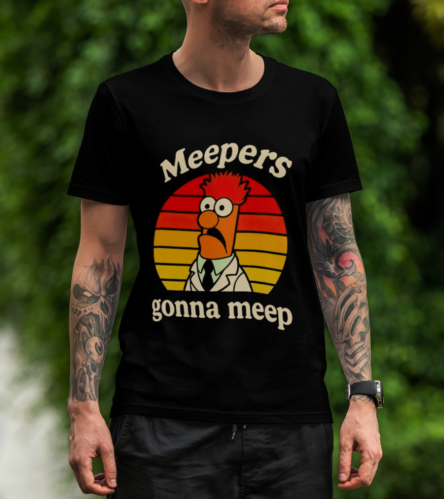 Meepers Gonna Meep Retro Vintage Style With Cartoon T-Shirt