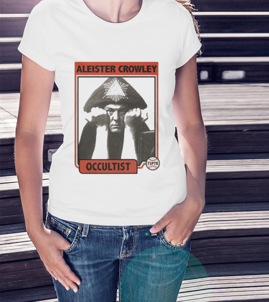 Aleister Crowley Occultist TSPTR Baseball Raglan T-Shirt
