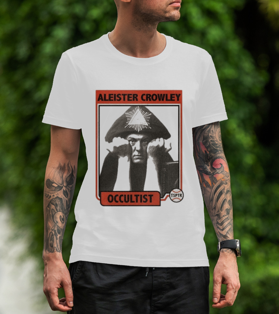 Aleister Crowley Occultist TSPTR Baseball Raglan T-Shirt