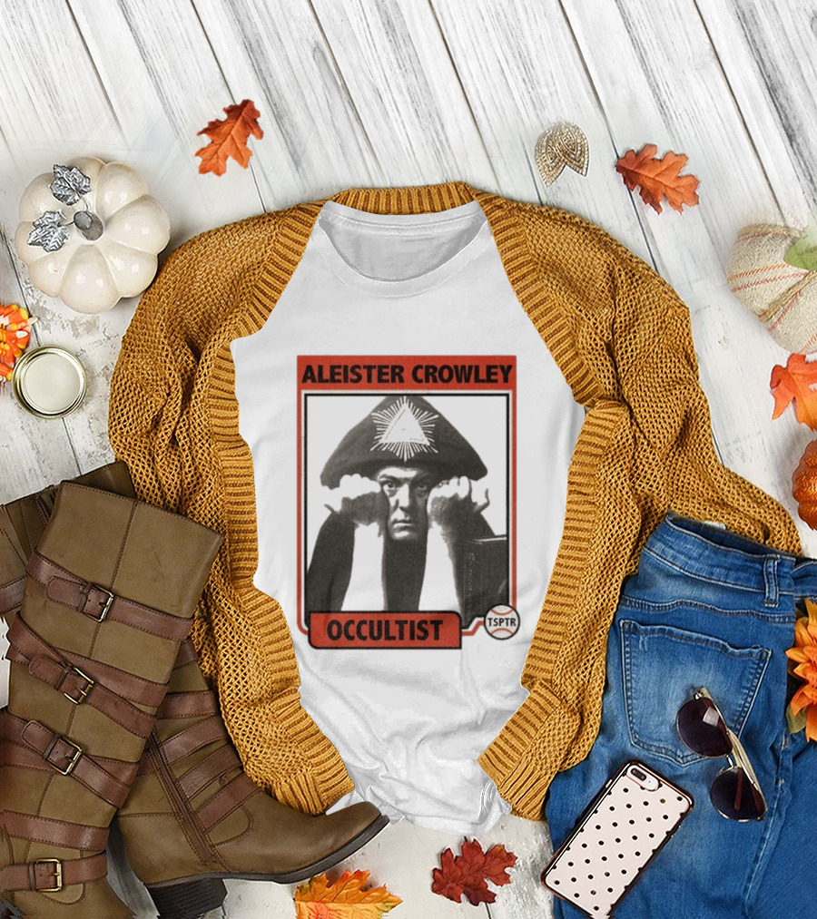 Aleister Crowley Occultist TSPTR Baseball Raglan T-Shirt