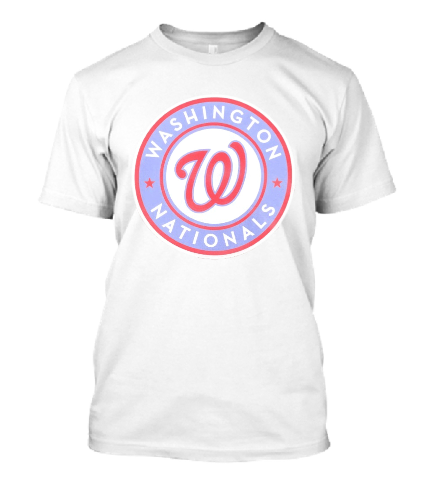 Washington Nationals Curly W Star Baseball T-Shirt