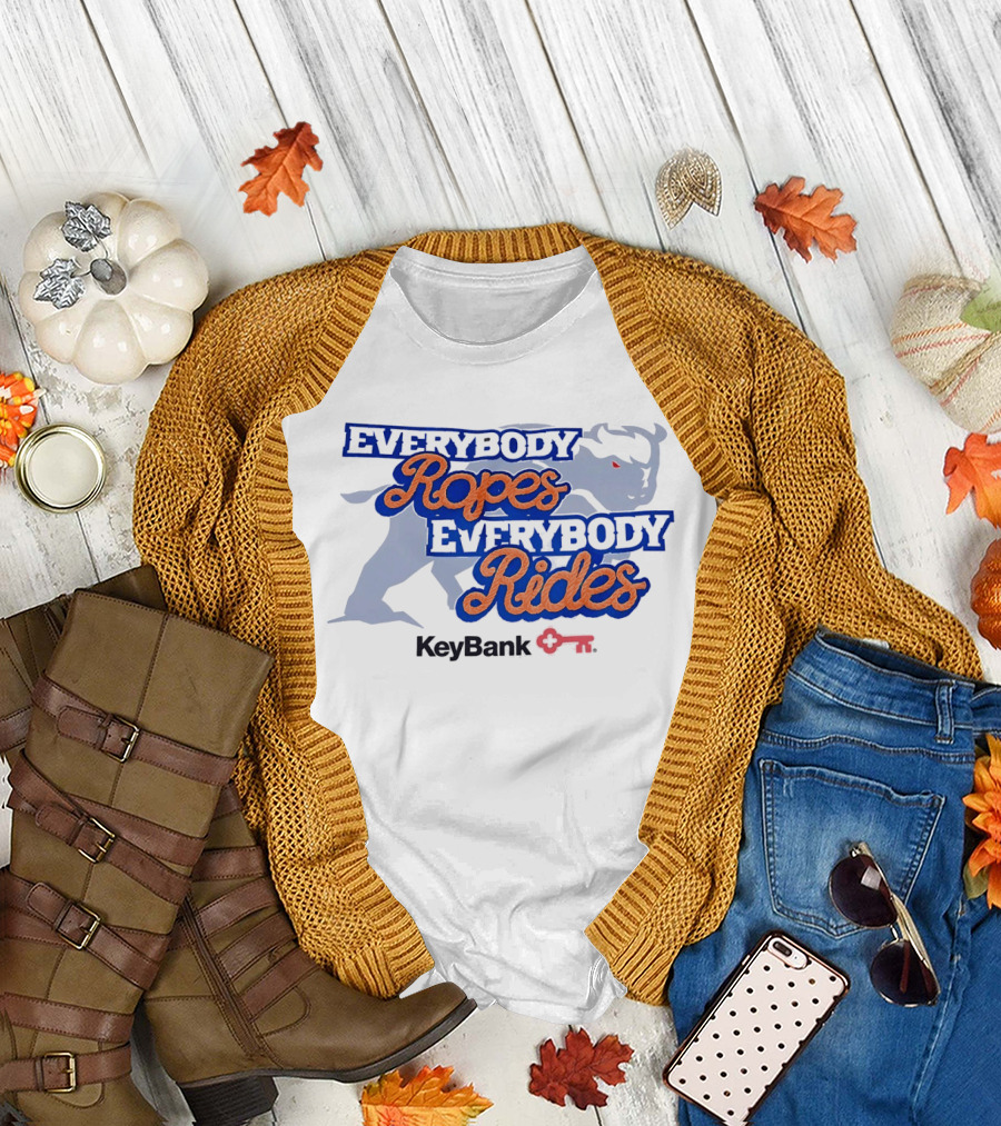 Buffalo Sabres Everybody Ropes Everybody Rides KeyBank 2026 T-Shirt