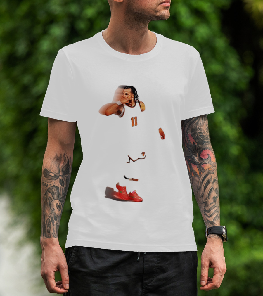 Jalen Brunson New York Knicks NBA Player Unique Distorted T-Shirt
