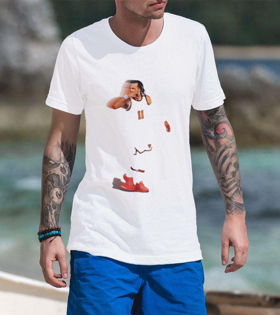 Jalen Brunson New York Knicks NBA Player Unique Distorted T-Shirt