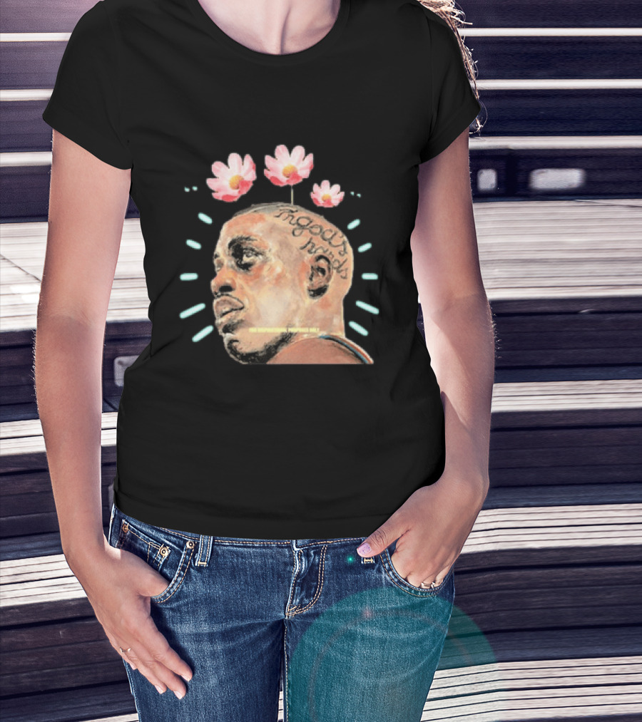 In God's Hands Always Believe In Yourself Crown Act Flower Artistry T-Shirt