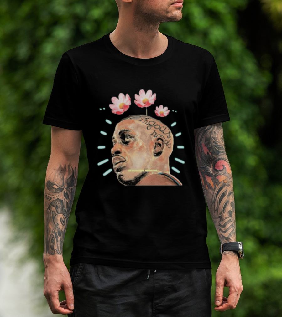 In God's Hands Always Believe In Yourself Crown Act Flower Artistry T-Shirt