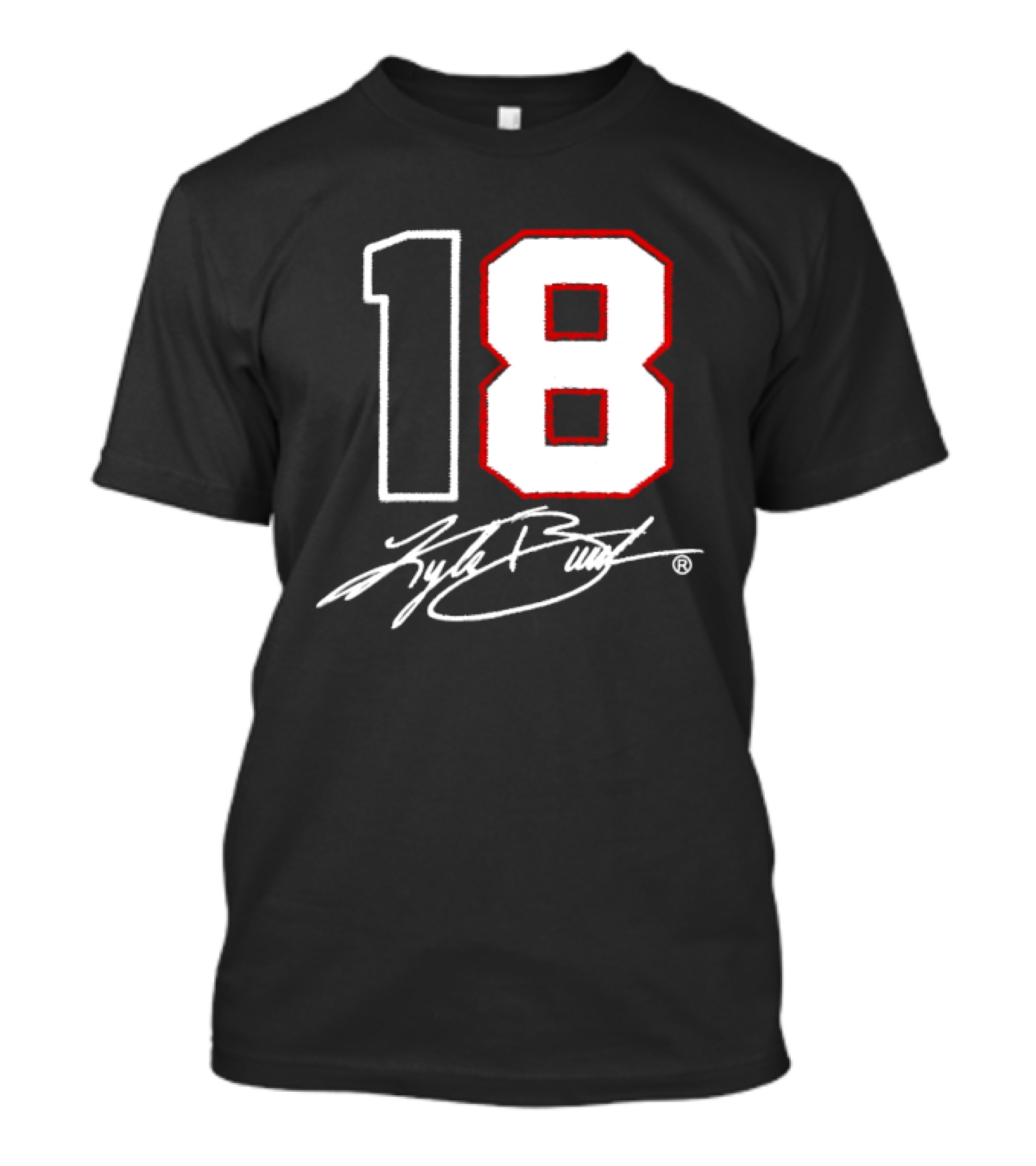 Denny Hamlin Kyle Busch 18 NASCAR Cup Series Racing Signature T-Shirt