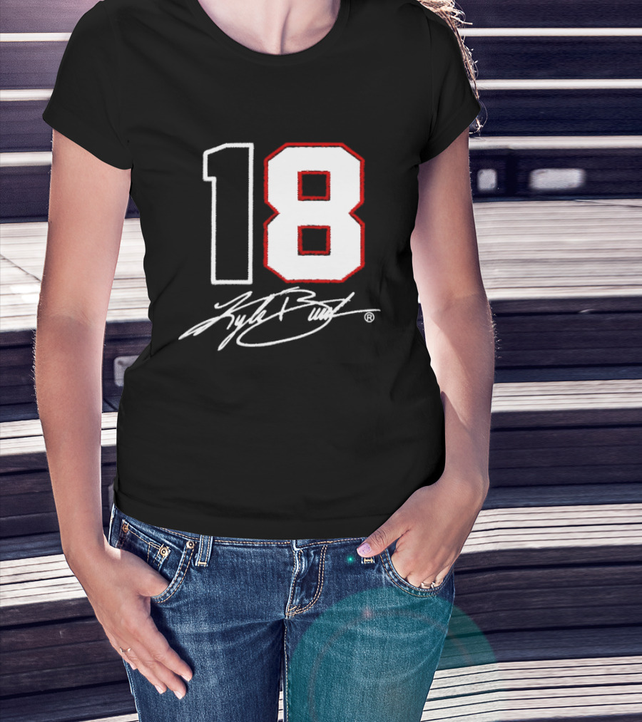Denny Hamlin Kyle Busch 18 NASCAR Cup Series Racing Signature T-Shirt