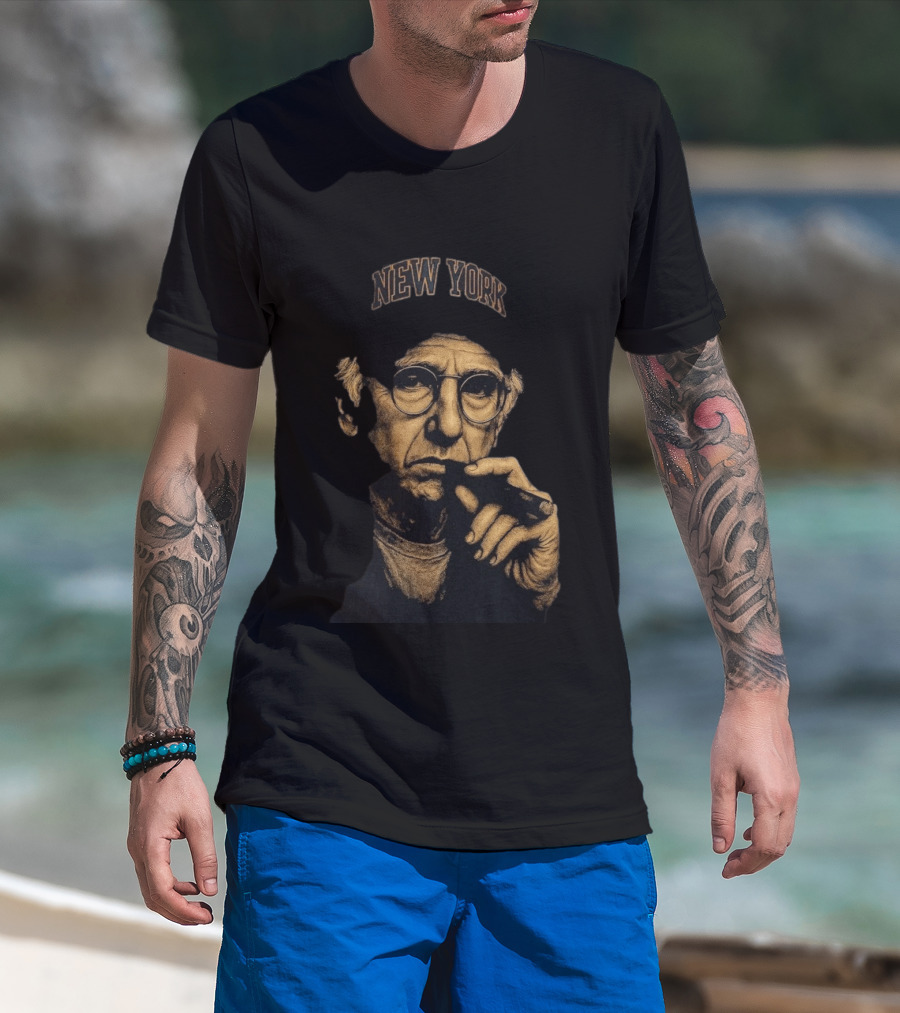 Larry David New York Knicks Cigar T-Shirt