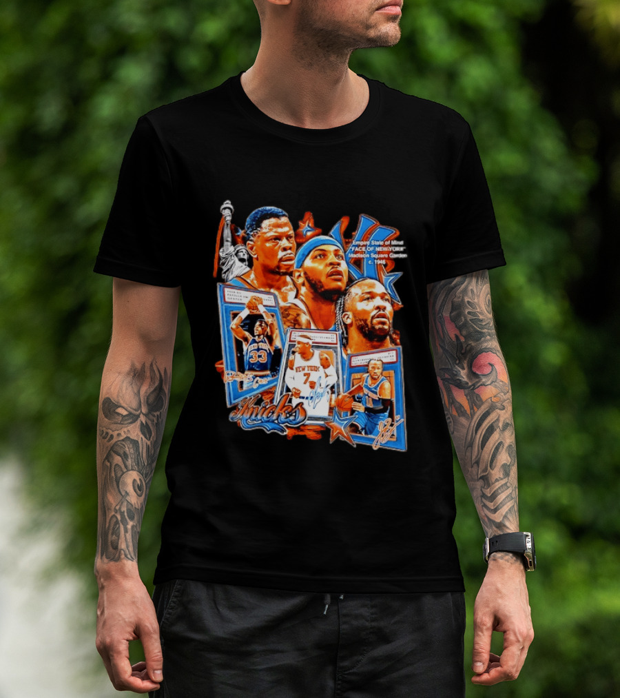 Empire State Of Mind New York Knicks Legends Madison Square Garden C. 1946 T-Shirt