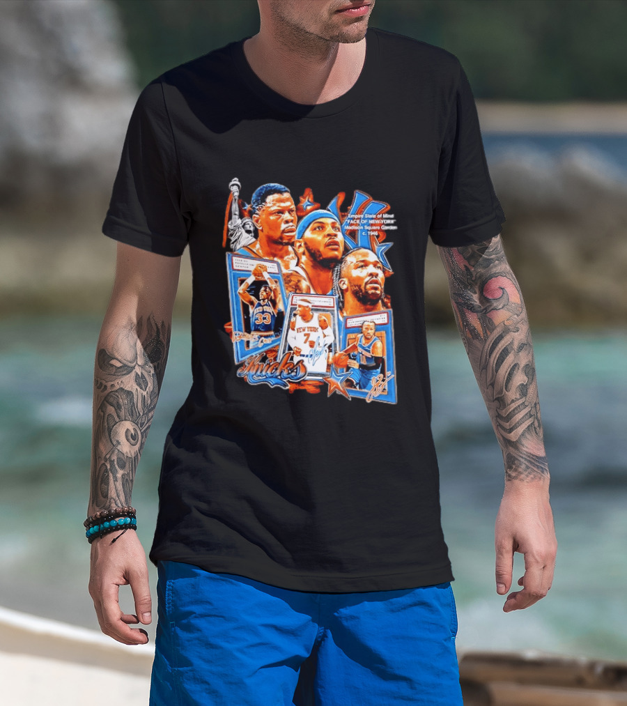 Empire State Of Mind New York Knicks Legends Madison Square Garden C. 1946 T-Shirt