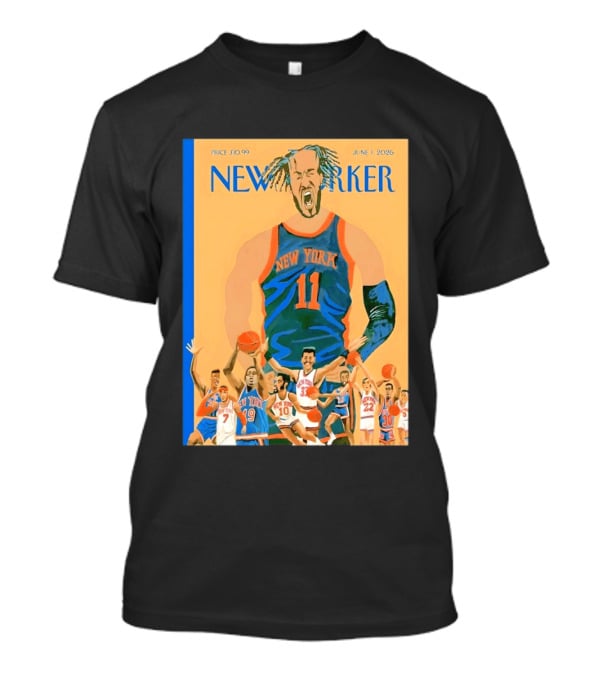 New York Knicks The New Yorker June 2026 Cover T-Shirt