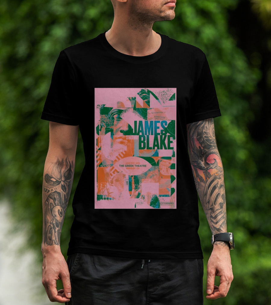 James Blake June 11 2026 Greek Theatre Berkeley CA T-Shirt