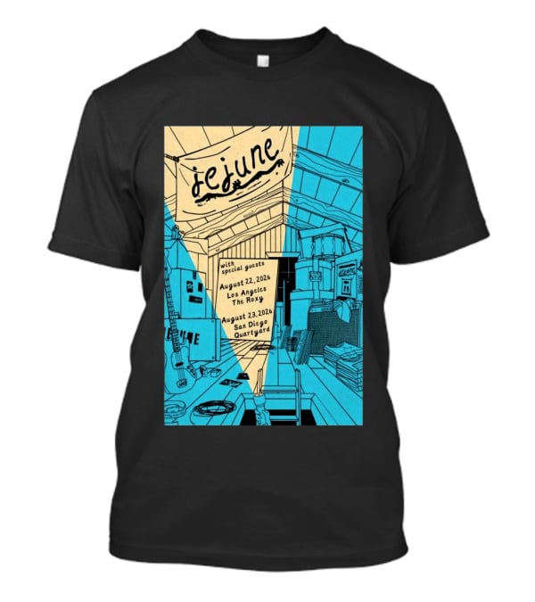 Jejune August 22 2026 Los Angeles The Roxy With Special Guests T-Shirt