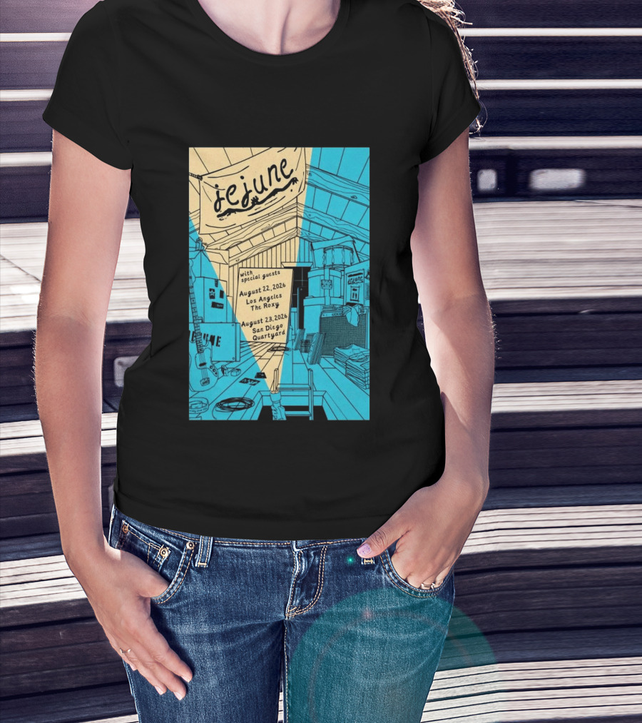 Jejune August 22 2026 Los Angeles The Roxy With Special Guests T-Shirt
