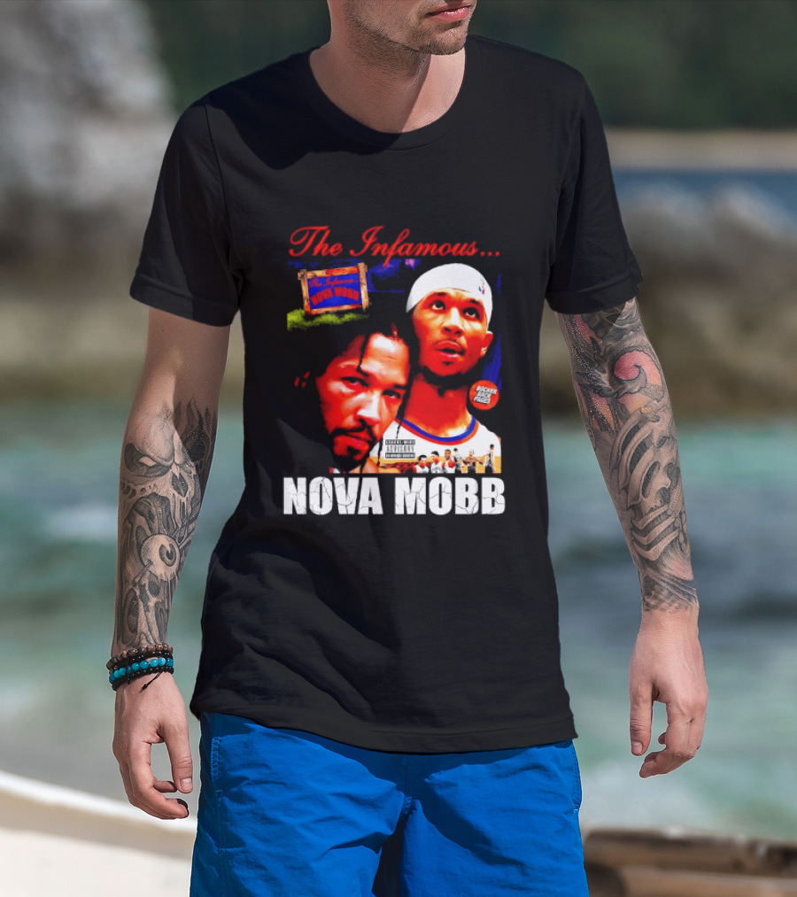 Josh Hart Jalen Brunson The Infamous Nova Mobb New York Knicks NBA 2026 T-Shirt