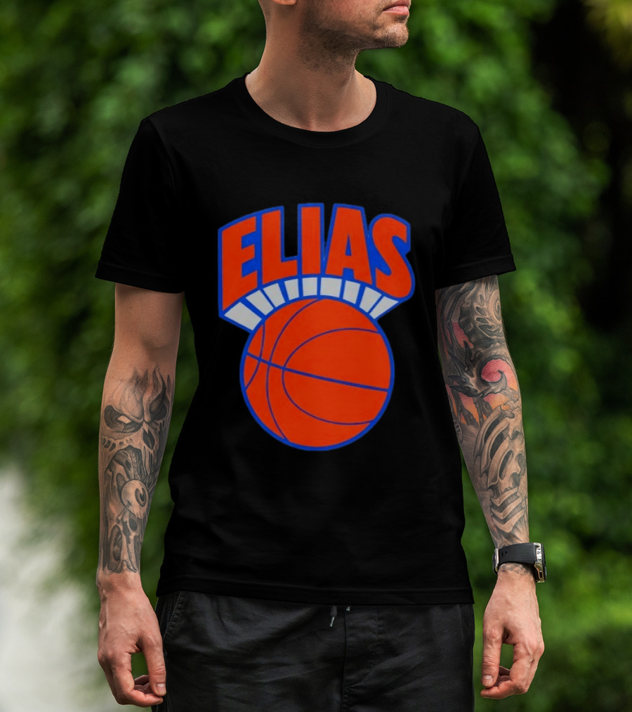 Elias Knickerbocker New York Knicks Basketball T-Shirt