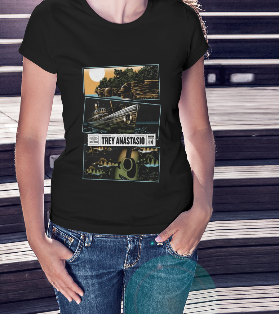 Trey Anastasio Acoustic Evening Lake Superior Big Top Chautauqua Bayfield Wisconsin June 14 2026 T-Shirt