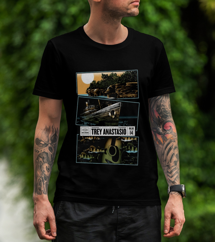 Trey Anastasio Acoustic Evening Lake Superior Big Top Chautauqua Bayfield Wisconsin June 14 2026 T-Shirt