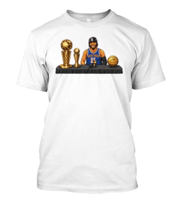 New York Knicks Jalen Brunson King Of NY Video Game 11 Basketball Trophies T-Shirt