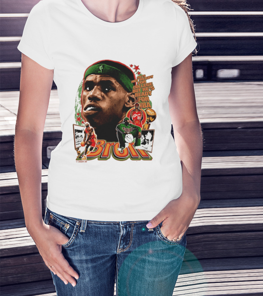 LeBron Skipped College Ready For NBA Cavaliers Basketball T-Shirt