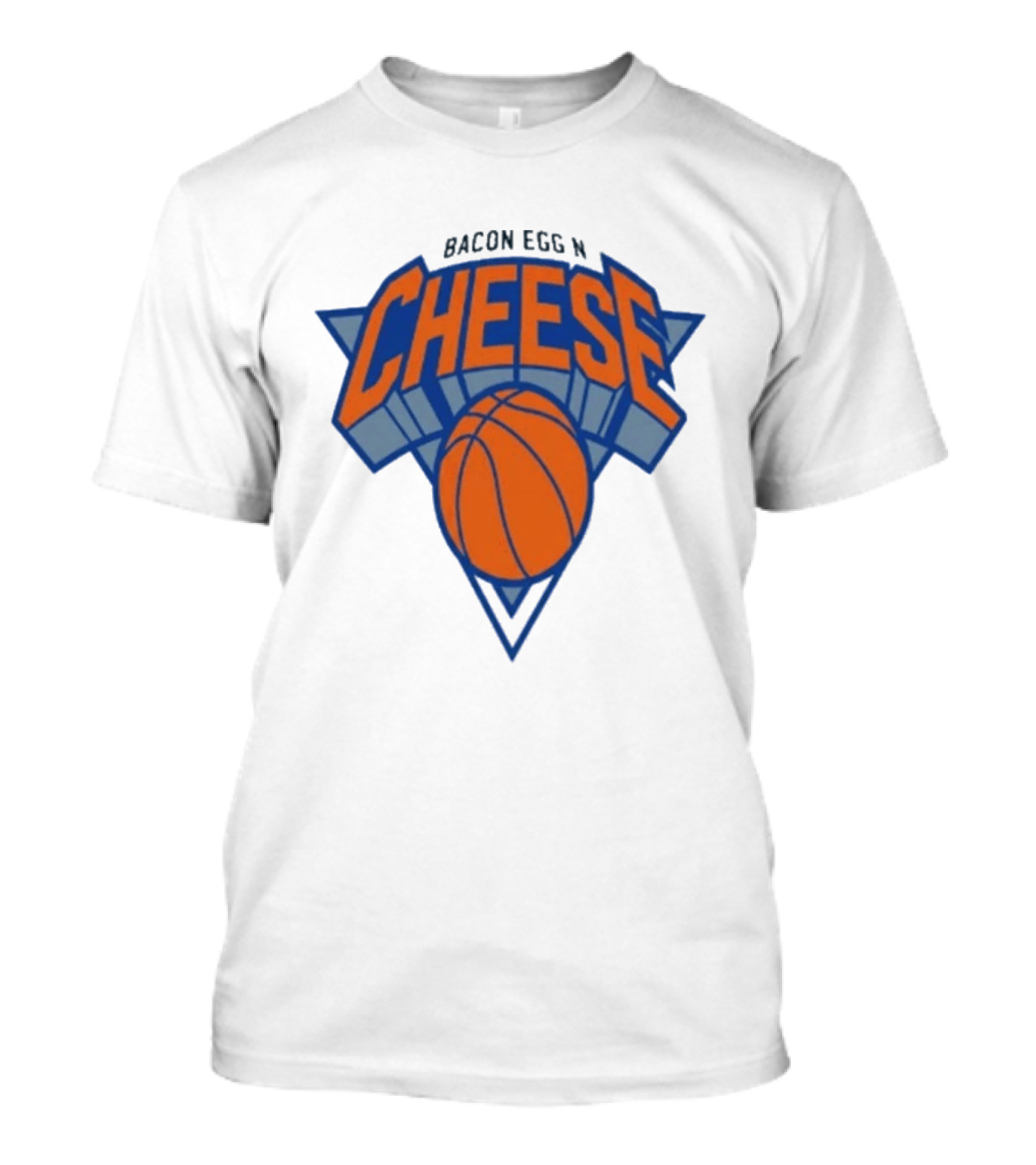 New York Knicks Bacon Egg N Cheese Basketball T-Shirt