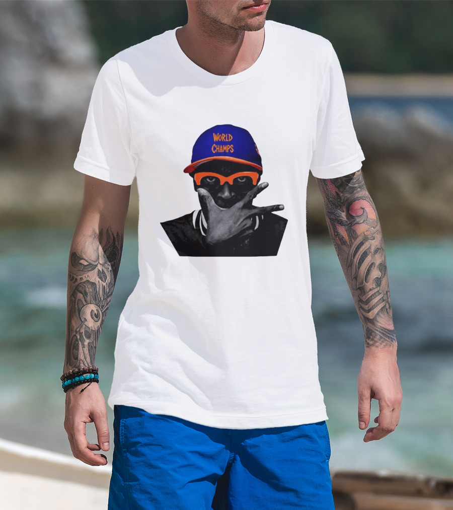 Spike Lee Knicks World Champs Alway Knicks T-Shirt