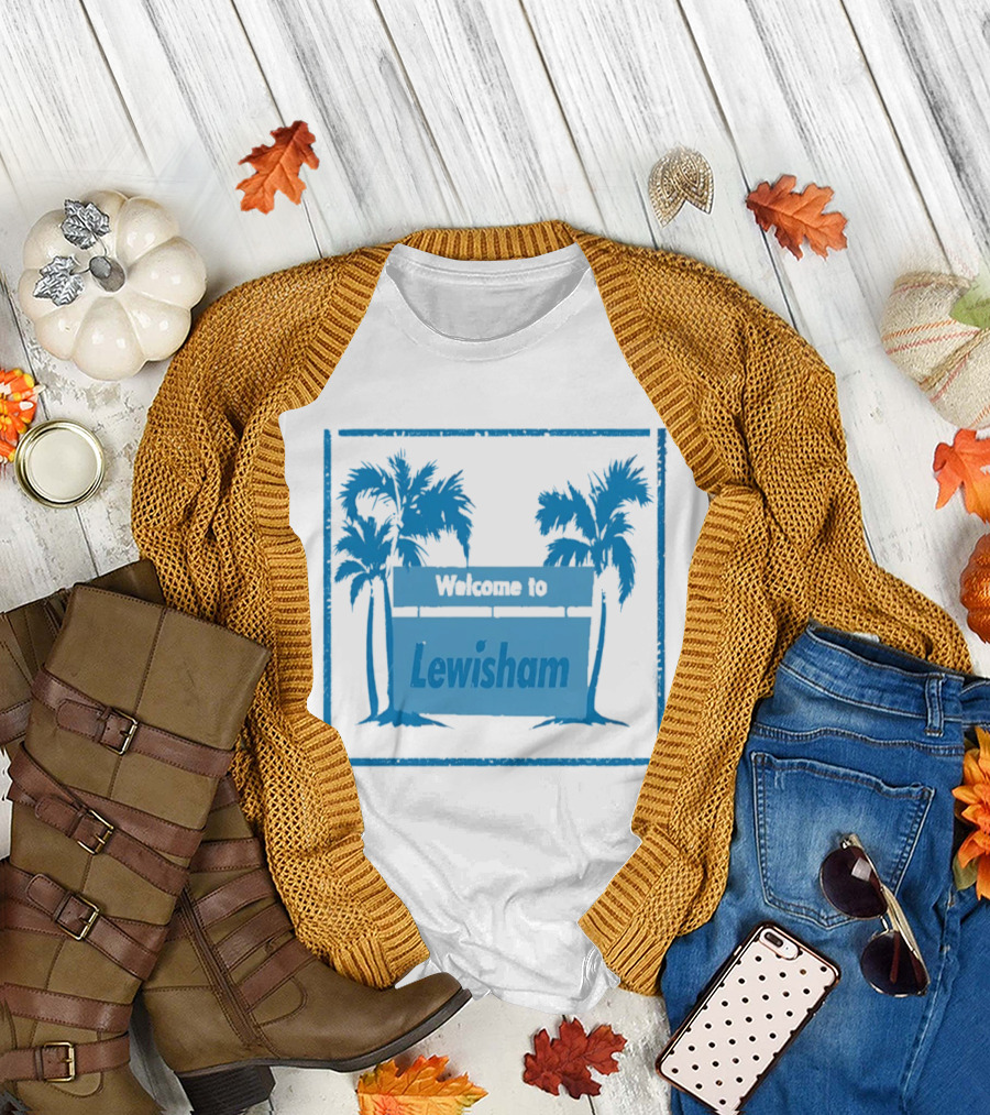 Supergirl Milly Alcock Welcome to Lewisham Palm Trees T-Shirt