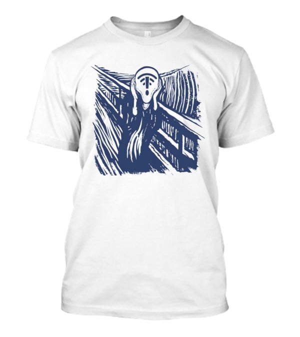 The Scream WiFi Connection Signal Error Loss Iconic Expression T-Shirt