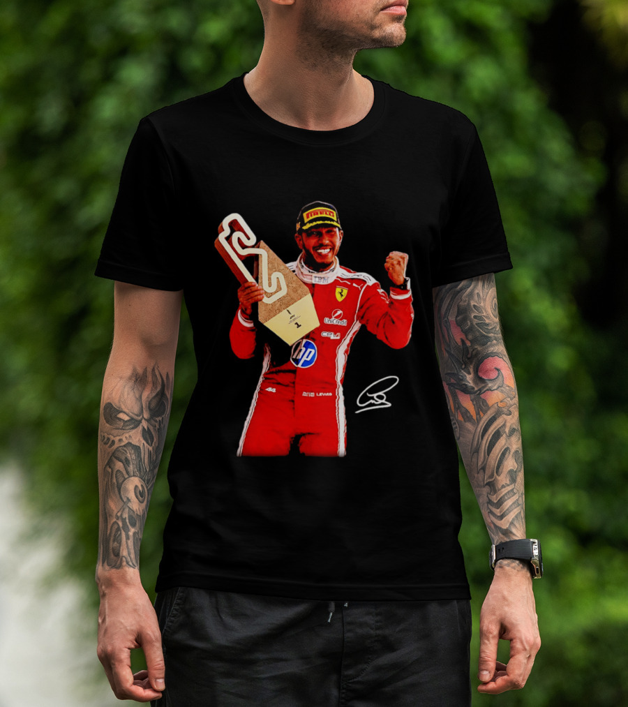 Lewis Hamilton Ferrari Racing Champion Pirelli Winner Remember Who You Are T-Shirt