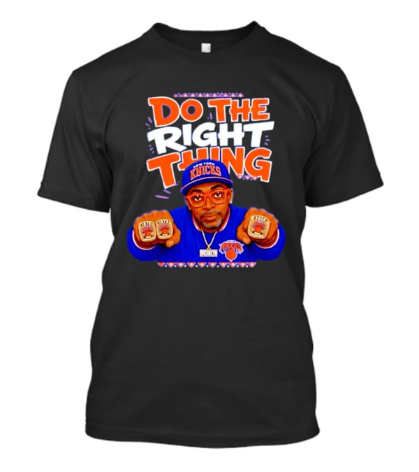 Do The Right Thing New York Knicks Rings 1970 1973 T-Shirt