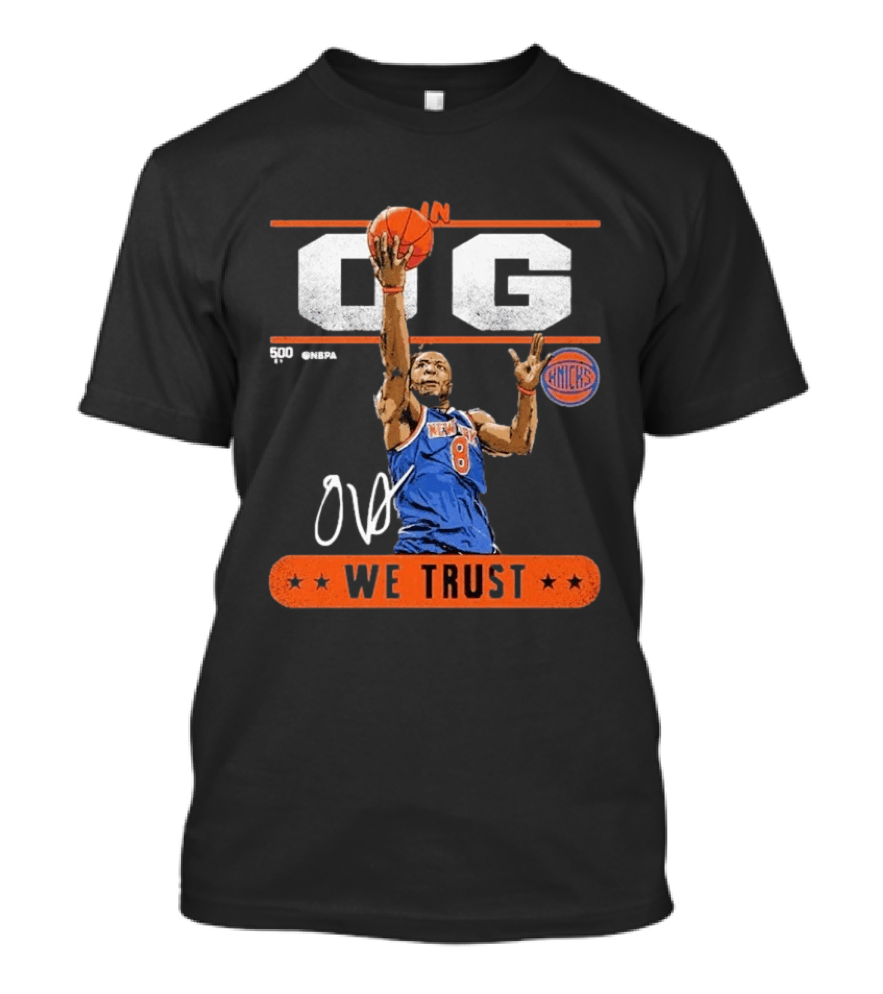 In OG Anunoby We Trust New York Knicks Basketball Star T-Shirt