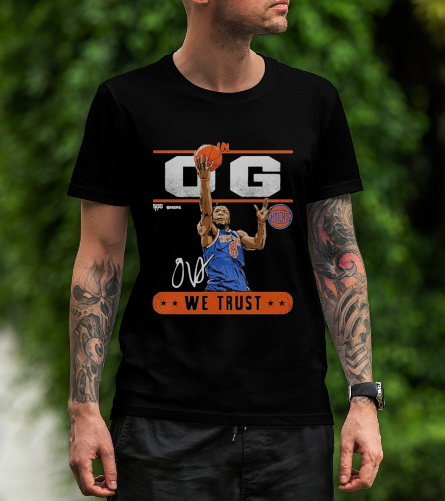 In OG Anunoby We Trust New York Knicks Basketball Star T-Shirt