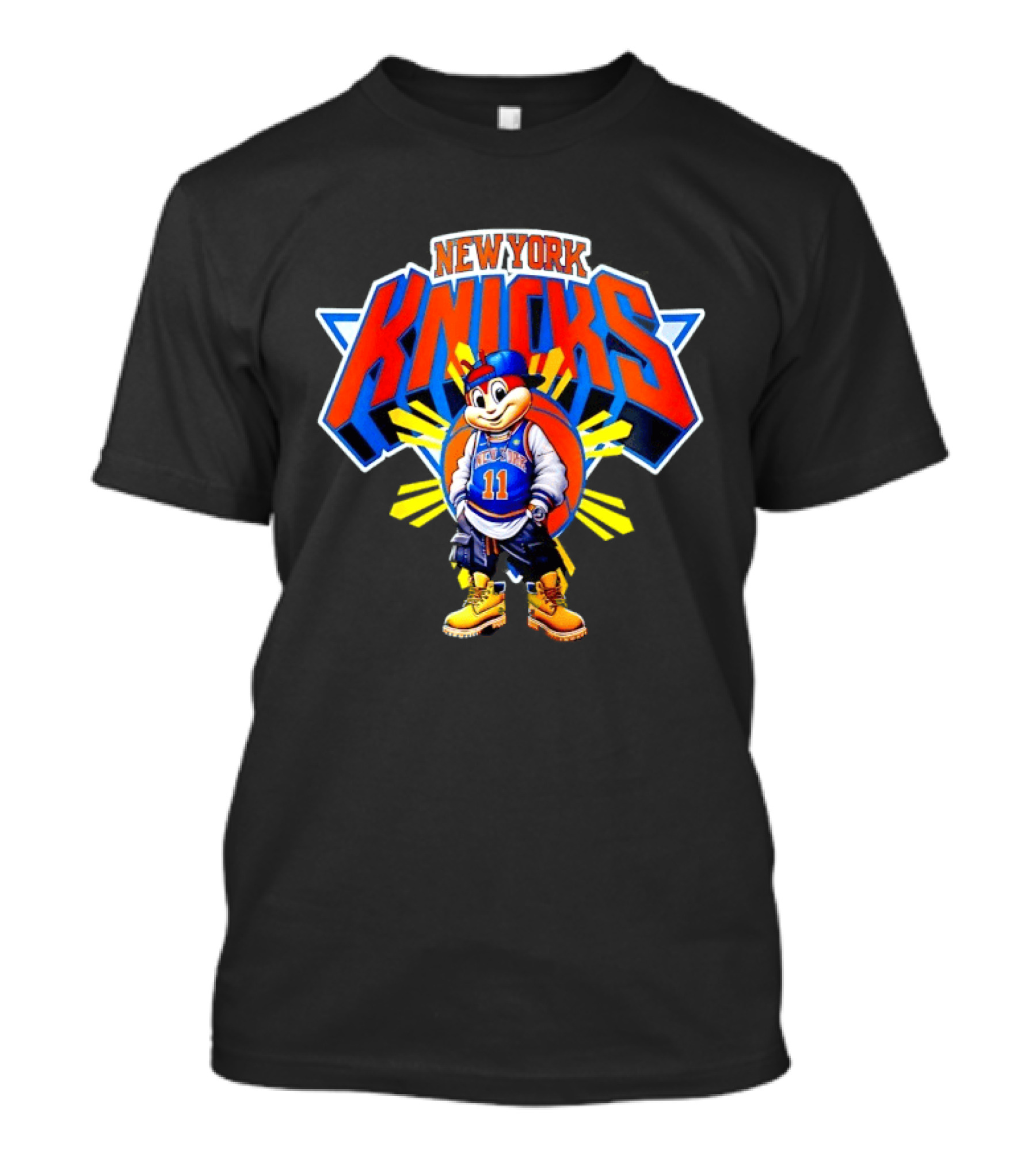 New York Knicks Jollibee Jalen Brunson Basketball Collaboration T-Shirt