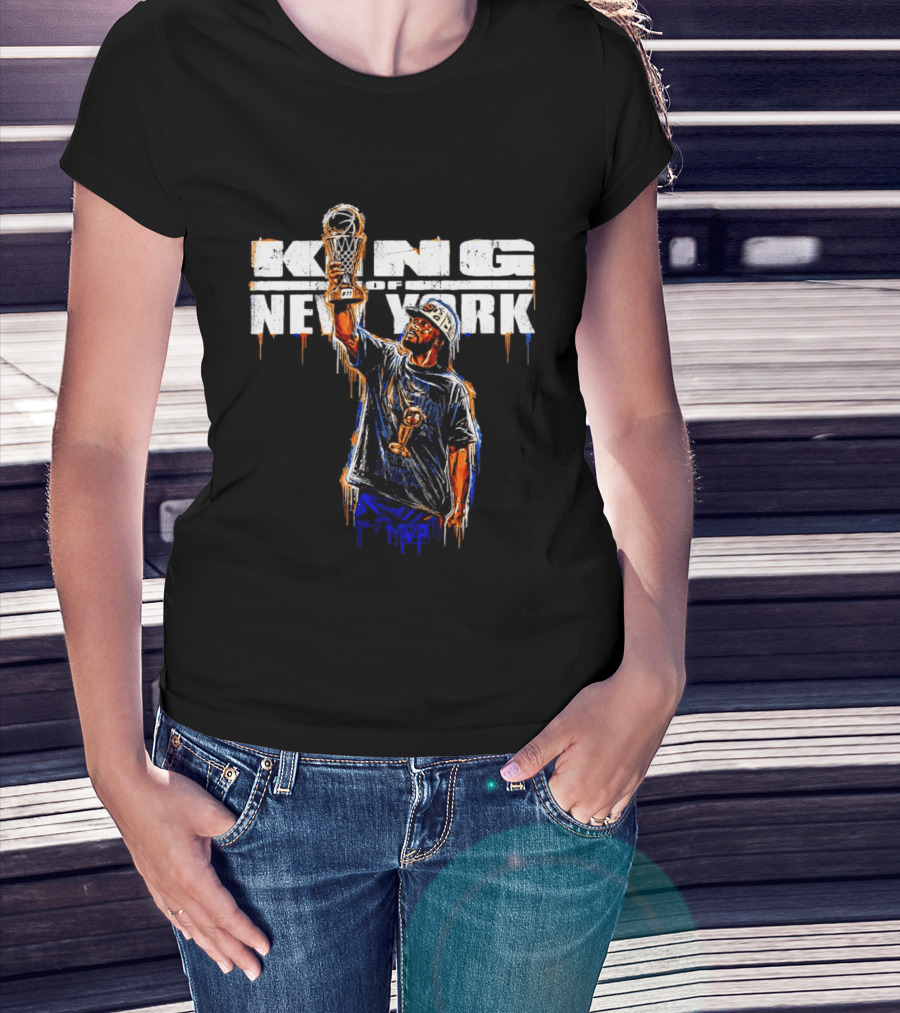 King Of New York Jalen Brunson MVP New York Knicks 2026 Paint T-Shirt