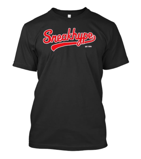 Sneakhype Est 2018 Vintage Script T-Shirt