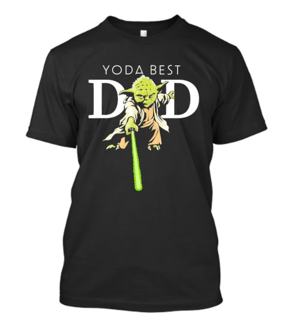 Star Wars Yoda Best Dad Jedi Master Father's Day T-Shirt