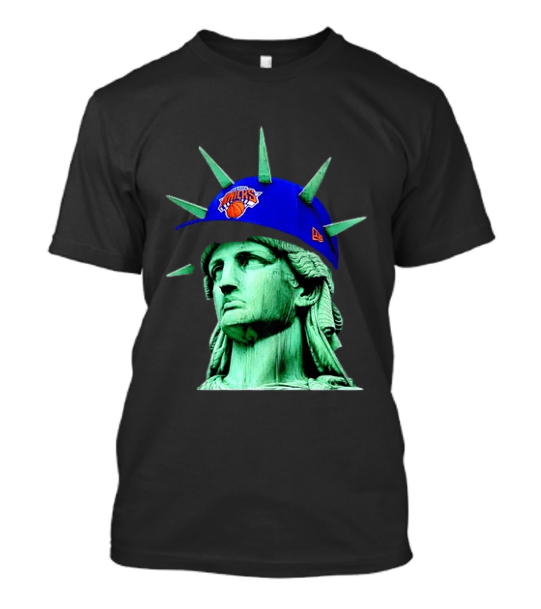 Statue Of Liberty New York Knicks Hat T-Shirt