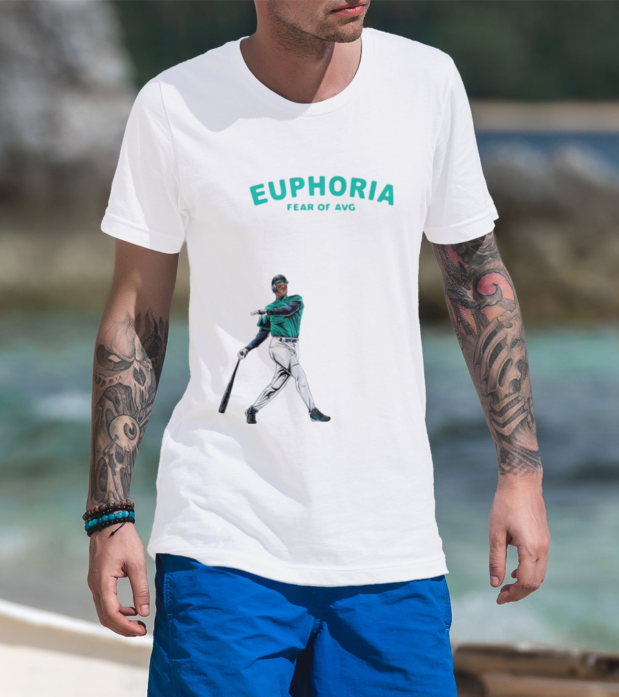 Euphoria Fear Of AVG Baseball Player Iconic Swing T-Shirt