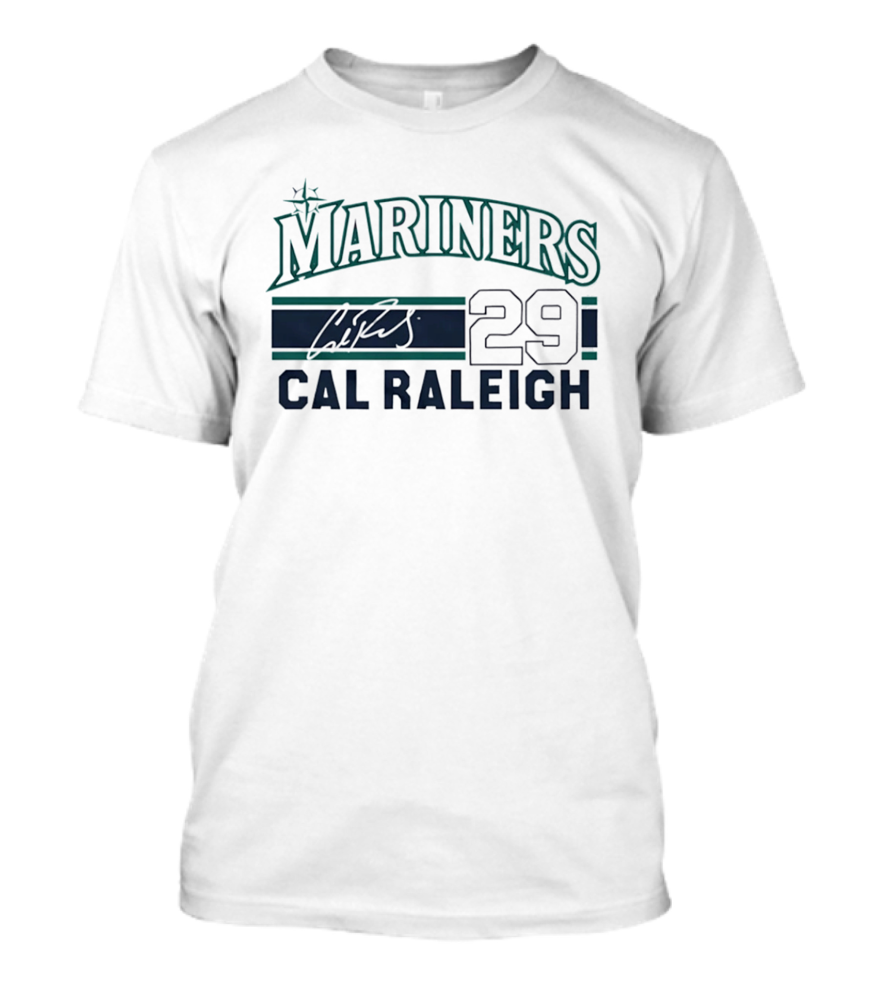 Seattle Mariners Mariners 29 Cal Raleigh T-Shirt