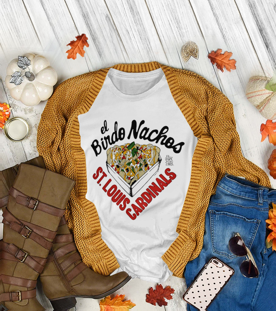 St. Louis Cardinals El Birdo Nachos T-Shirt