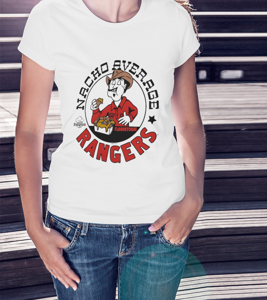 Nacho Average Rangers Flavortown Cowboys Eating Nachos T-Shirt