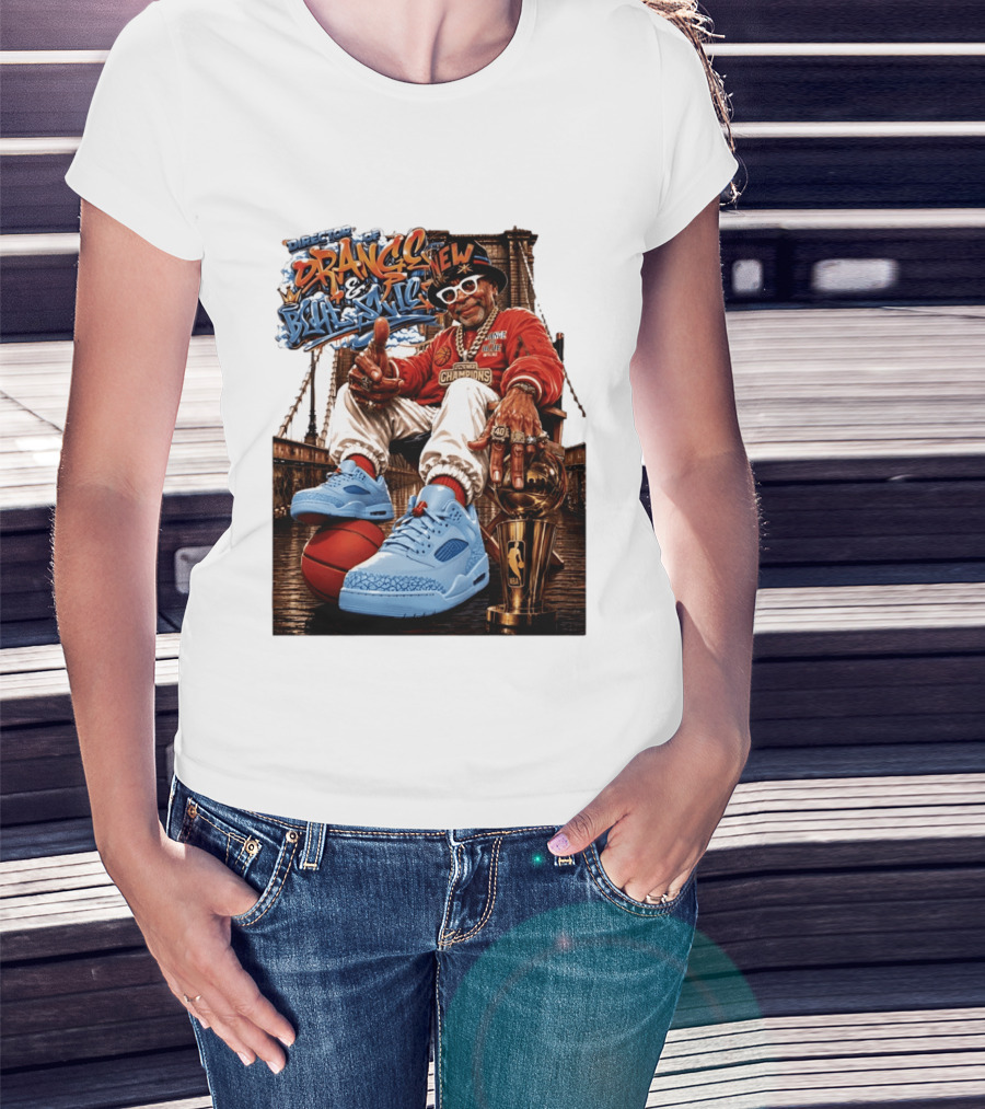 Director Orange And Blue New Champions NBA Basketball T-Shirt