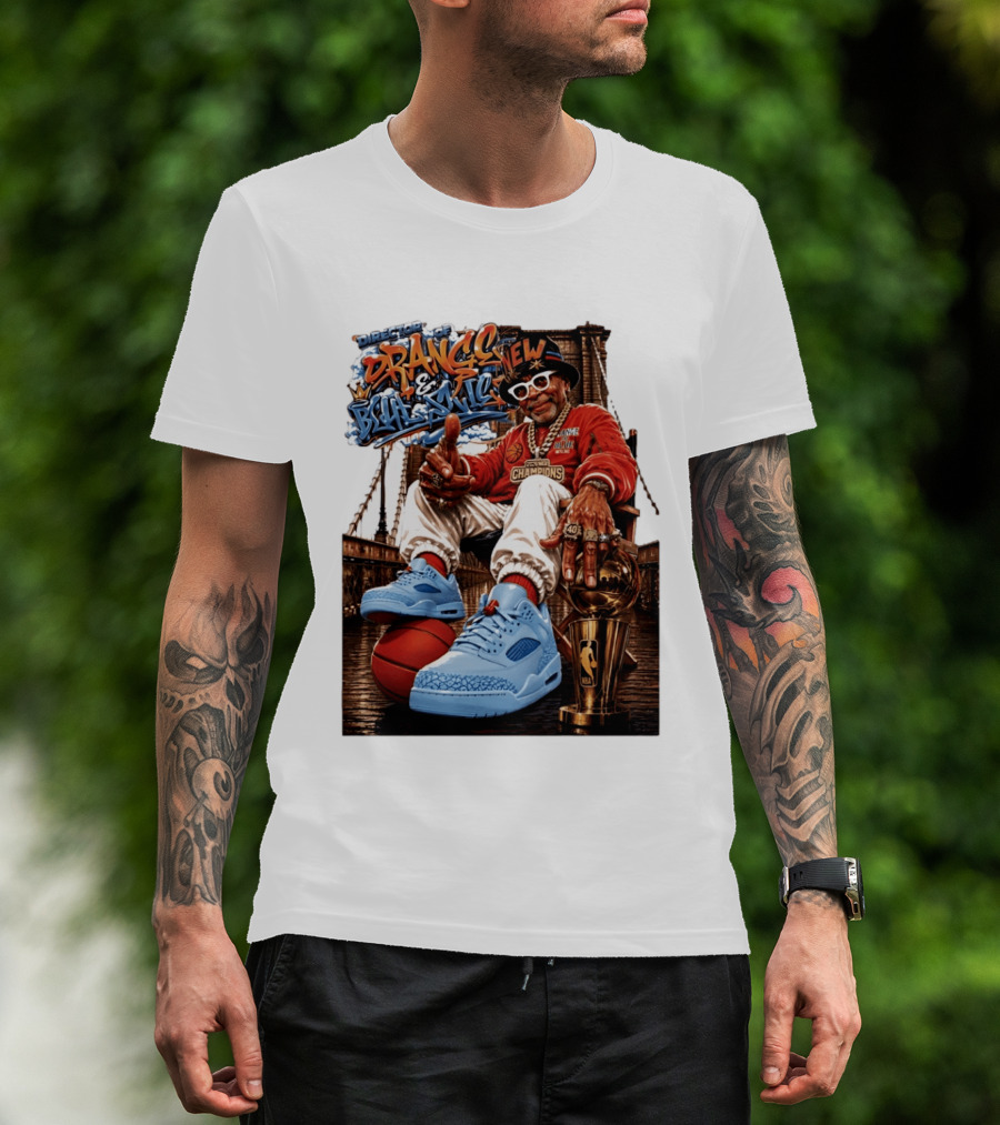 Director Orange And Blue New Champions NBA Basketball T-Shirt
