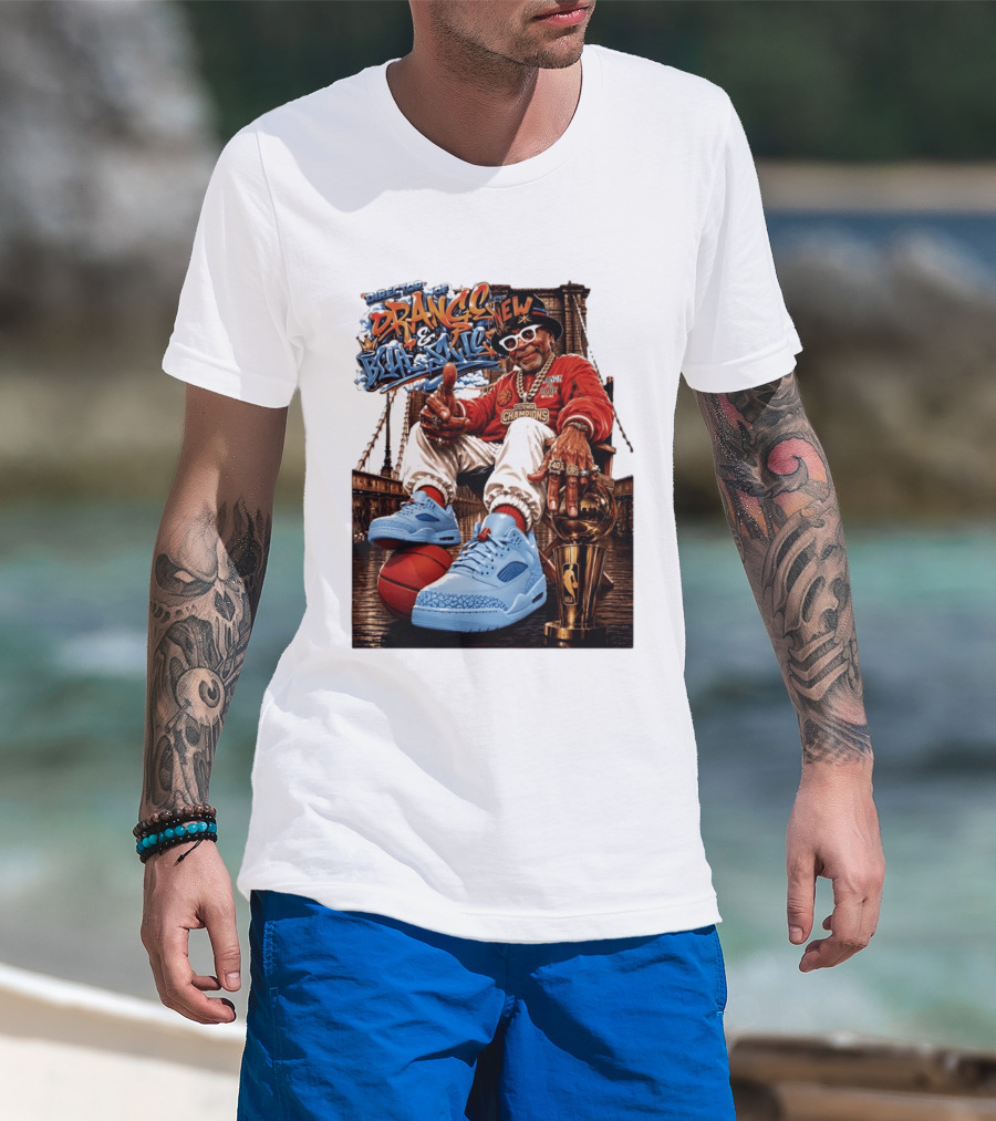 Director Orange And Blue New Champions NBA Basketball T-Shirt