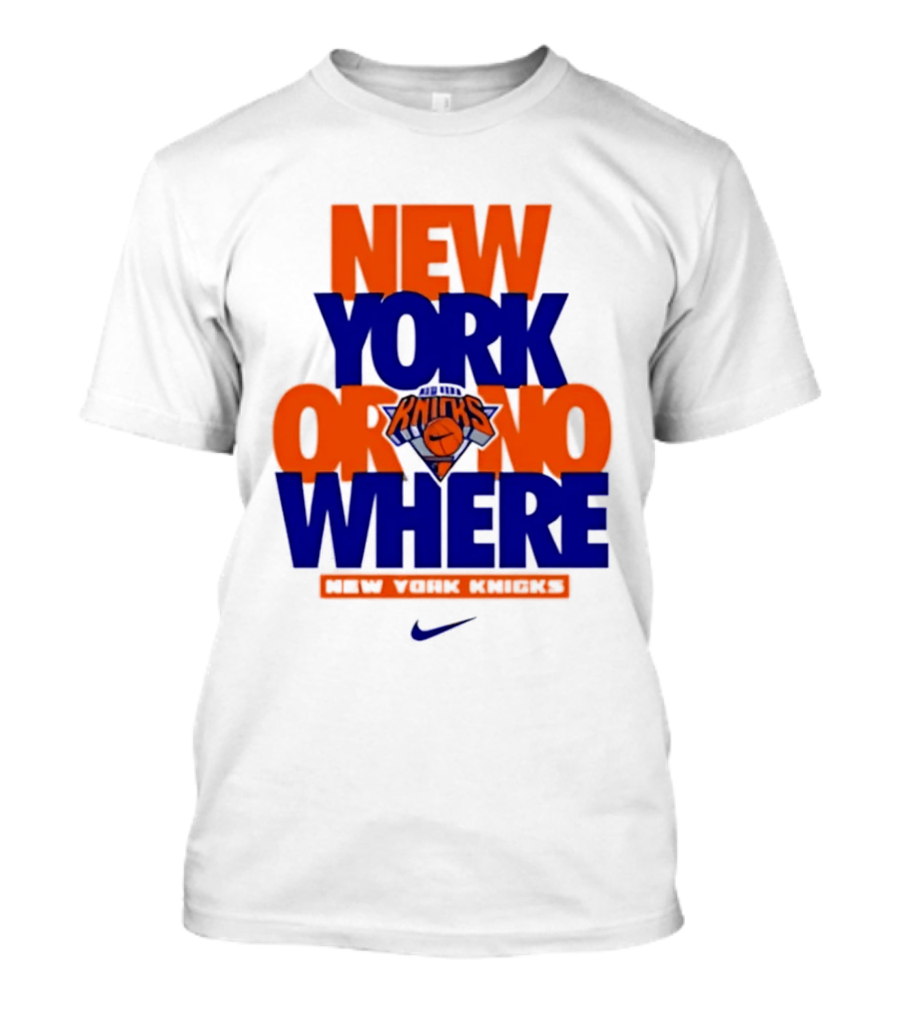 New York Or Nowhere New York Knicks 2026 AJ1 T-Shirt
