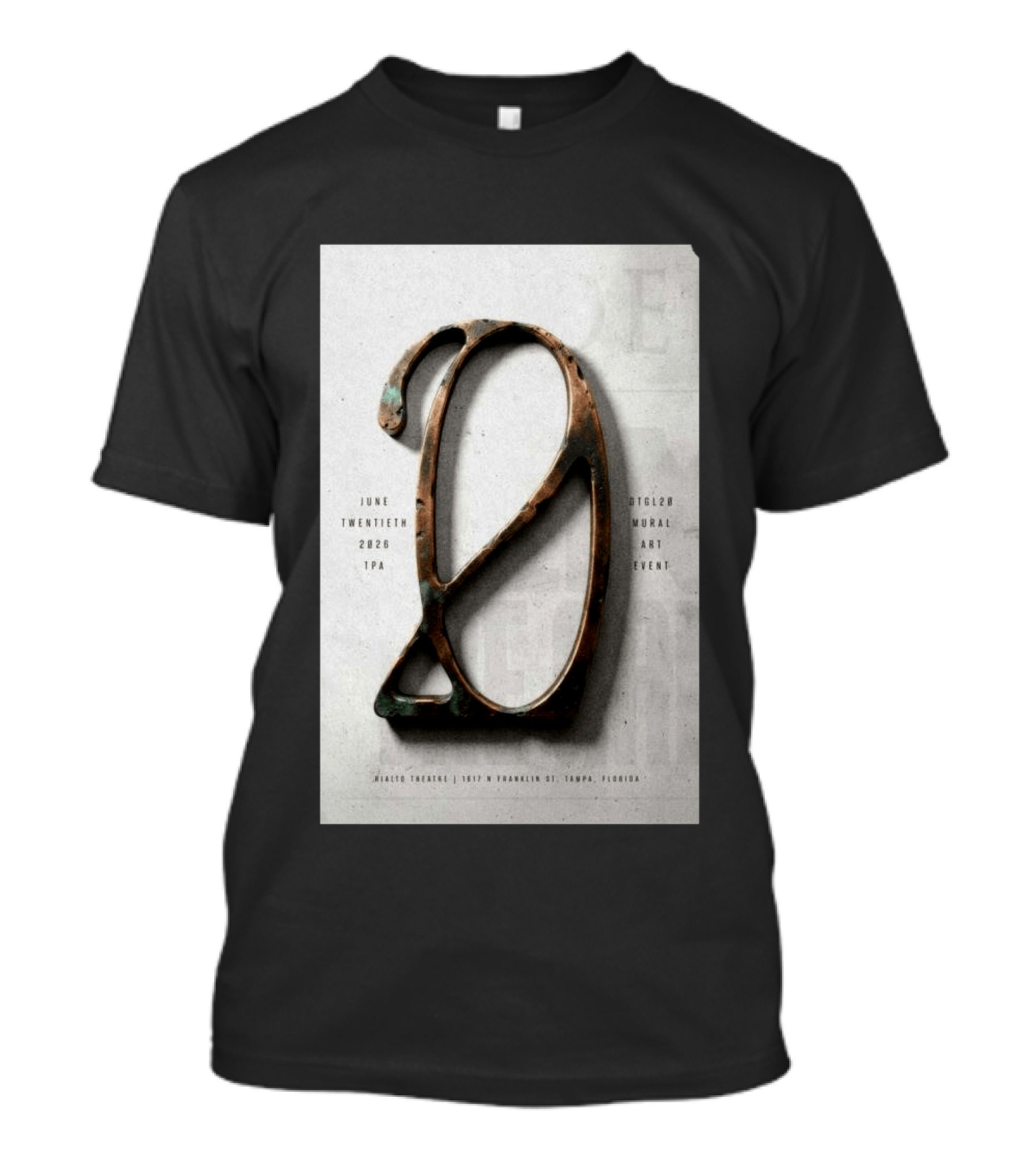 Underoath Mural Art Event Tampa Florida June Twentieth 2026 T-Shirt