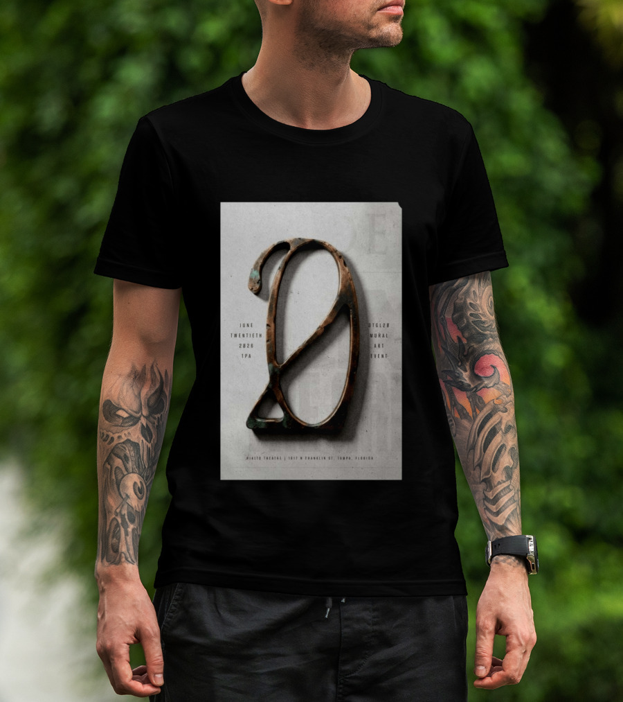 Underoath Mural Art Event Tampa Florida June Twentieth 2026 T-Shirt
