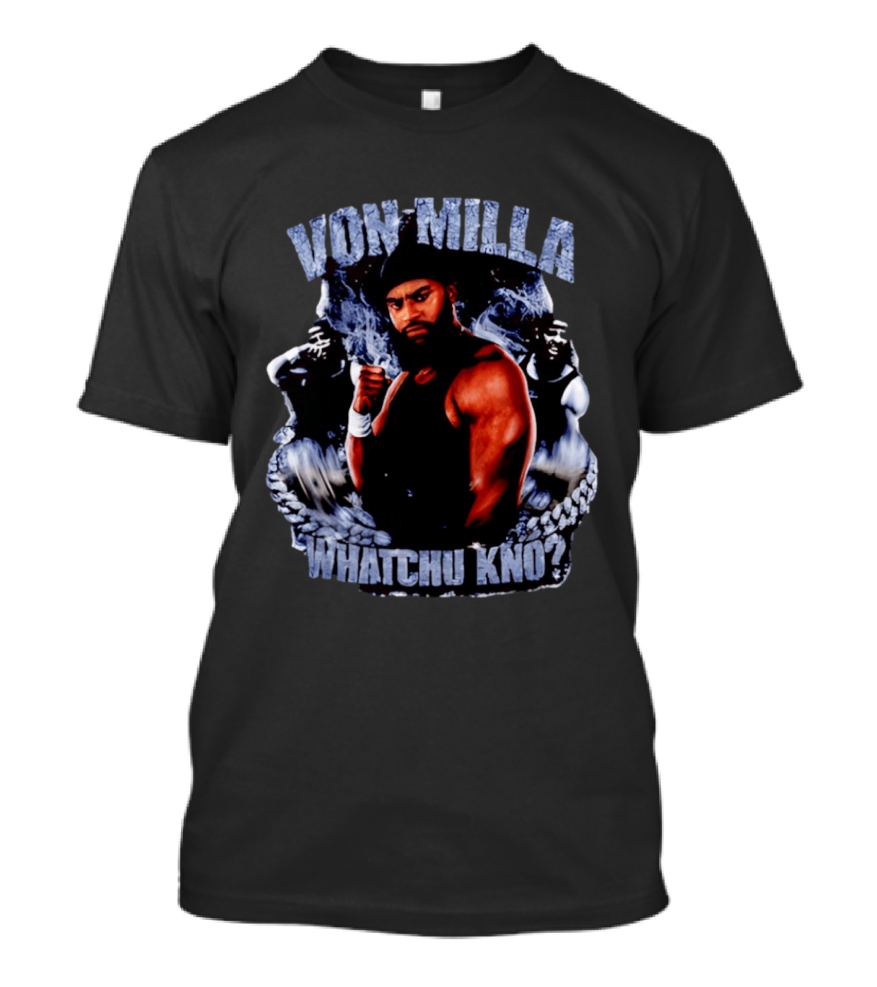 Von Milla Whatchu Kno Fighter Collage T-Shirt