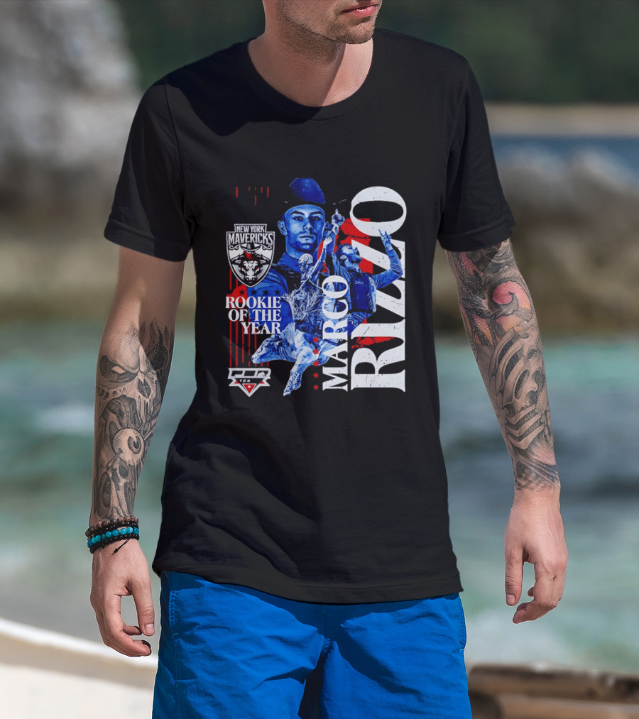 Marco Rizzo New York Mavericks PBR 2026 Rookie Of The Year T-Shirt